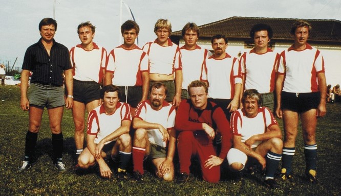 10 Jahre Billard 1981 Fußballmannschaft