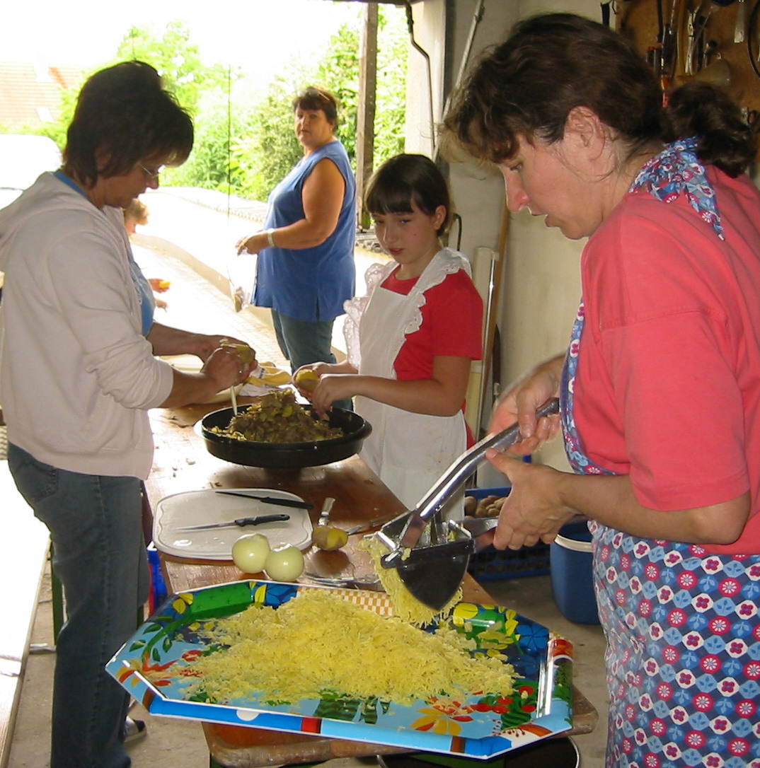 Vorbereitung Kartoffelfest