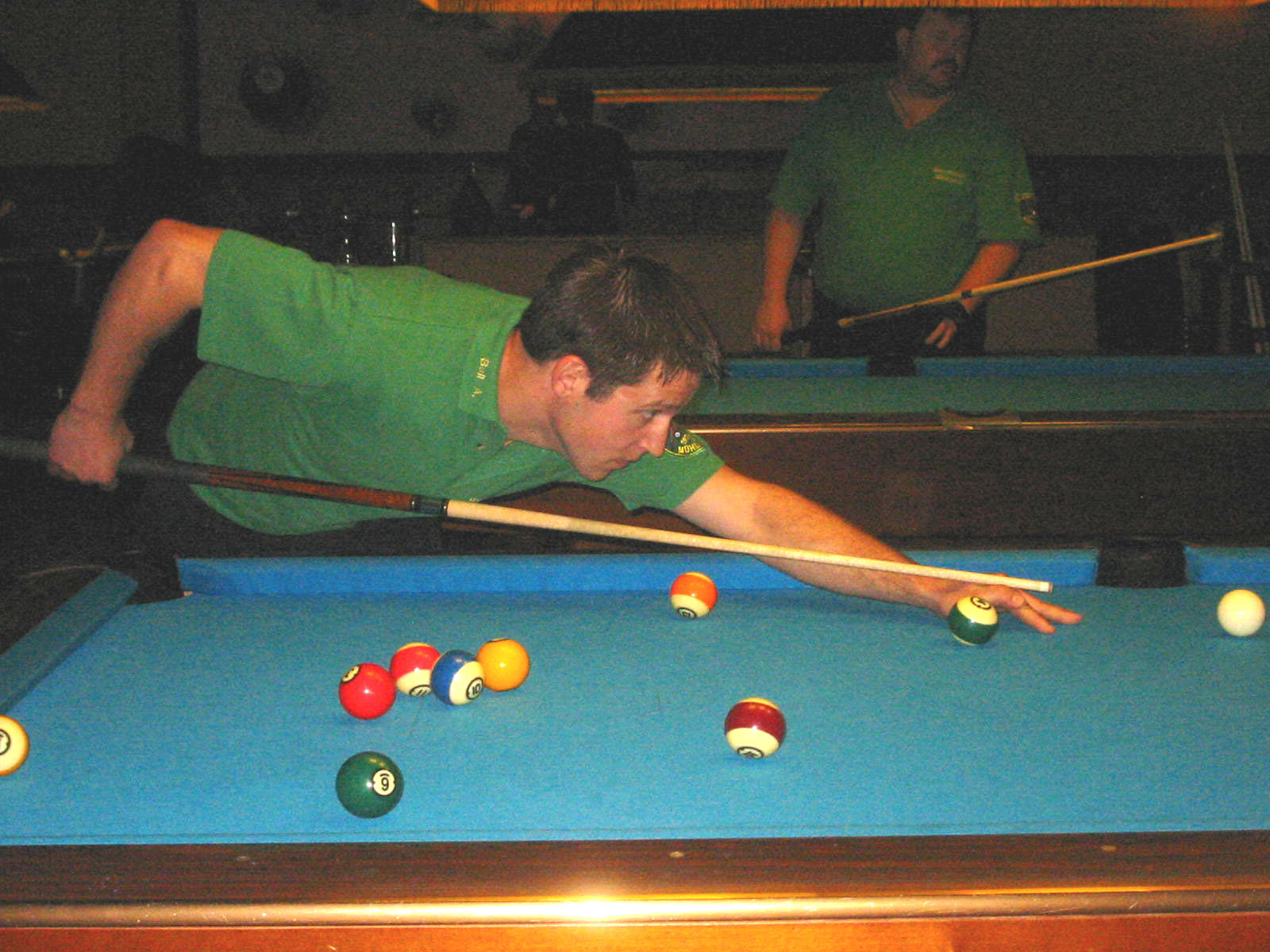 Andy ist voll konzentriert