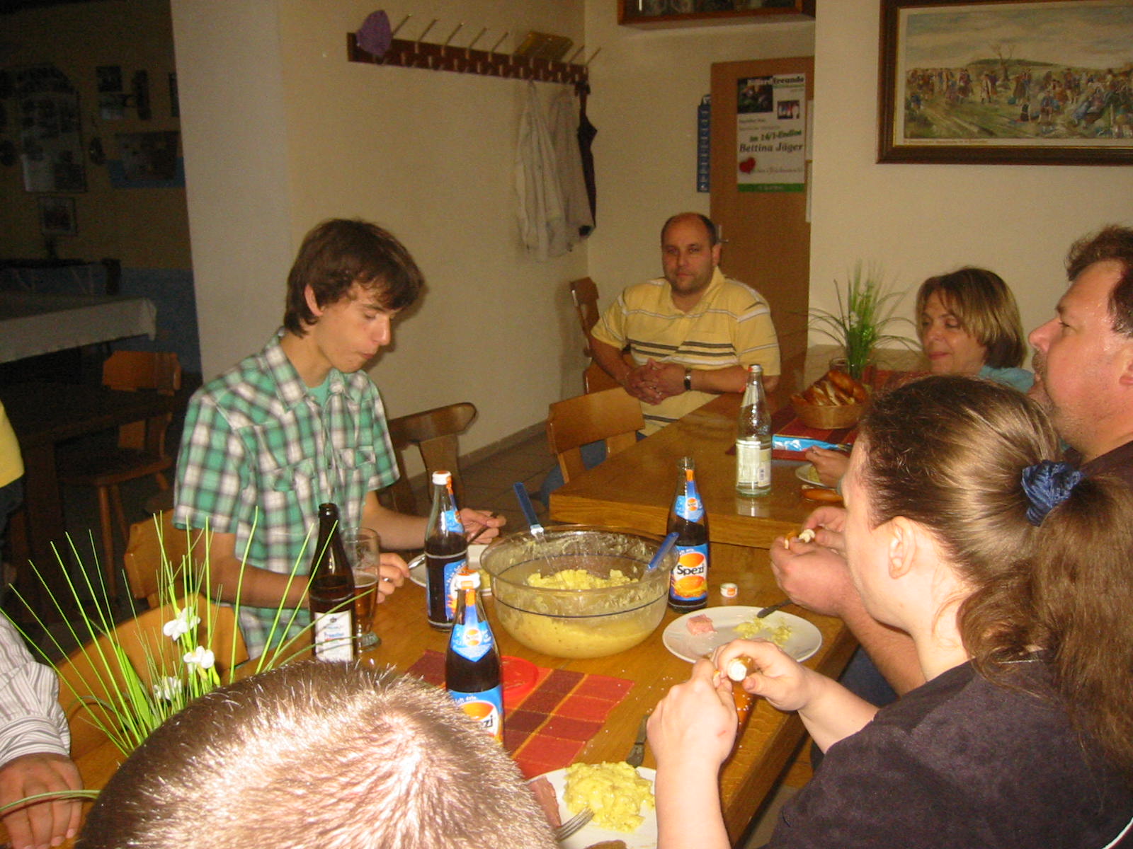 Und die Brotzeit schmeckt