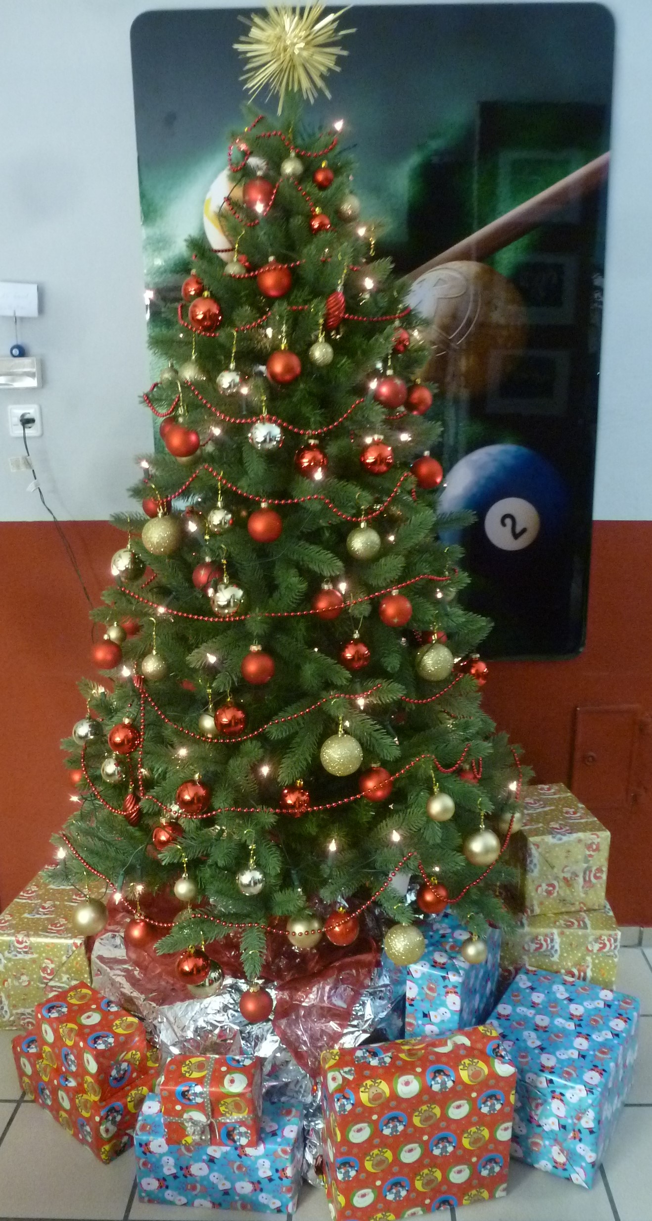 Christbaum Billardheim