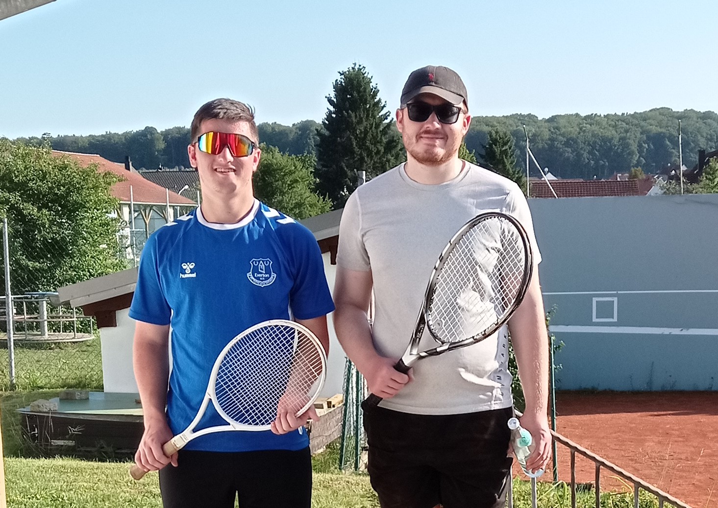 Tennis Floh und Matthias