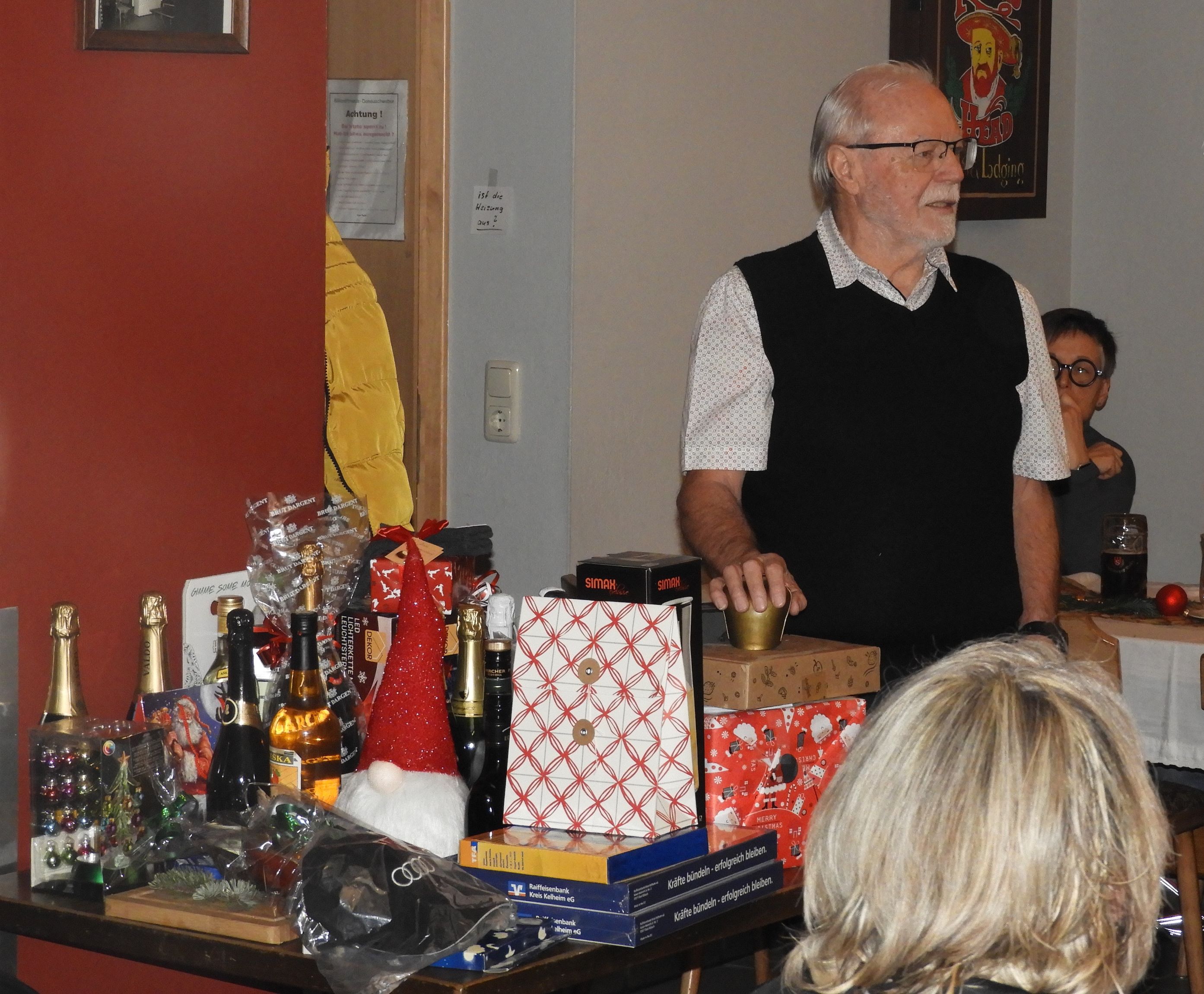 vor stand Begrüßung klein