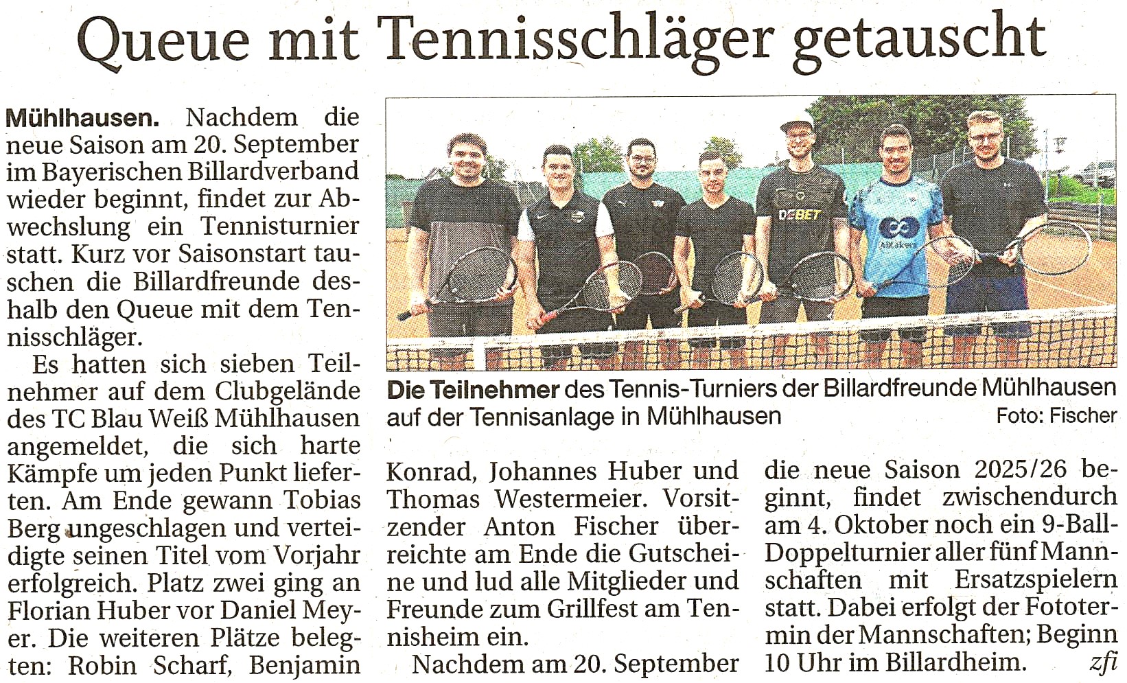 06.09.2025 Tennis Turnier