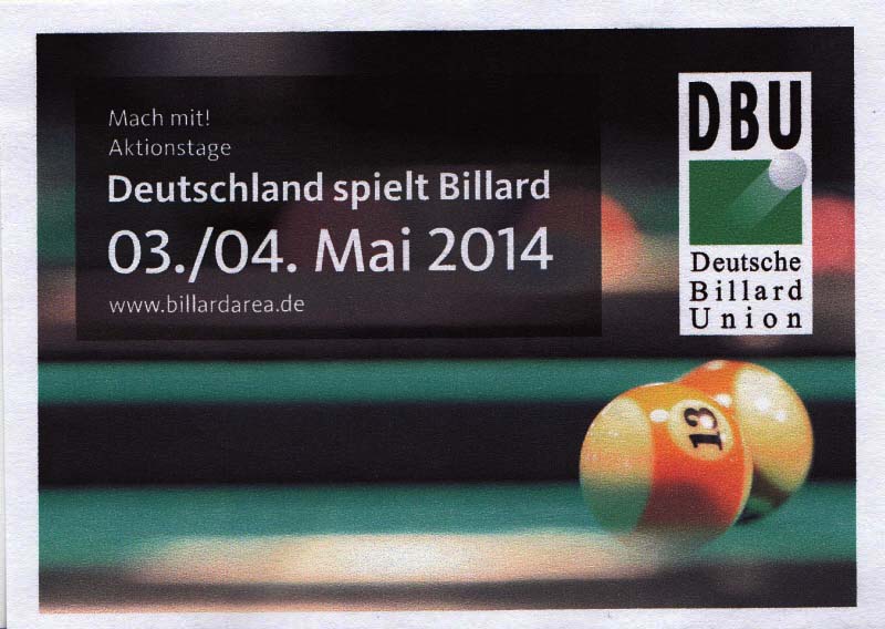 Deutschland spielt Billard
