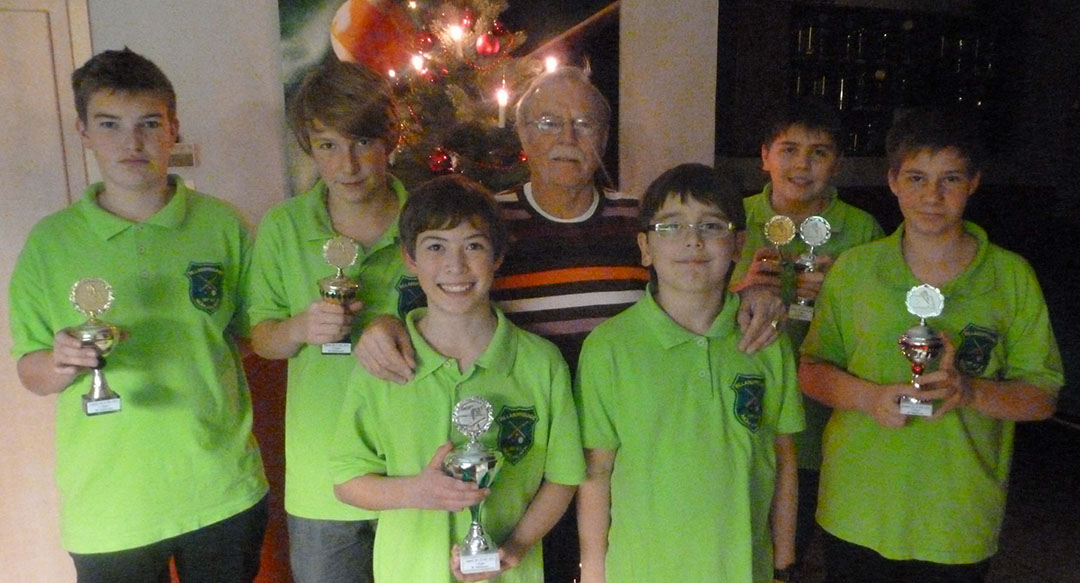 Pokalverleihung Jugend VM 2014 klein