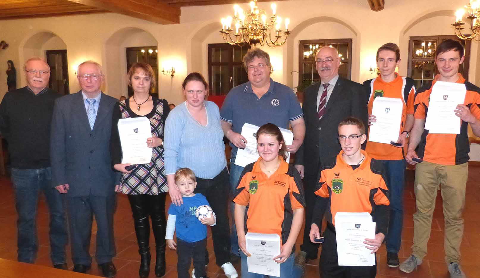 Sportlerehrung Billardfreunde Mühlhausen klein