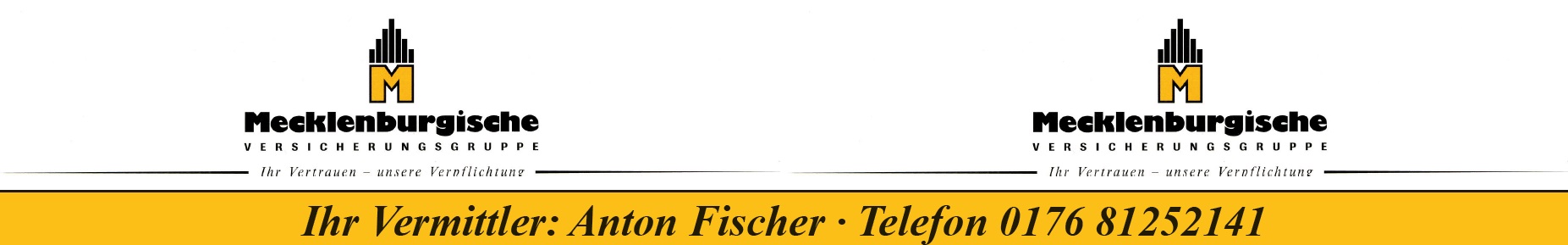 BFM Tischaufkleber Mecklenburgische