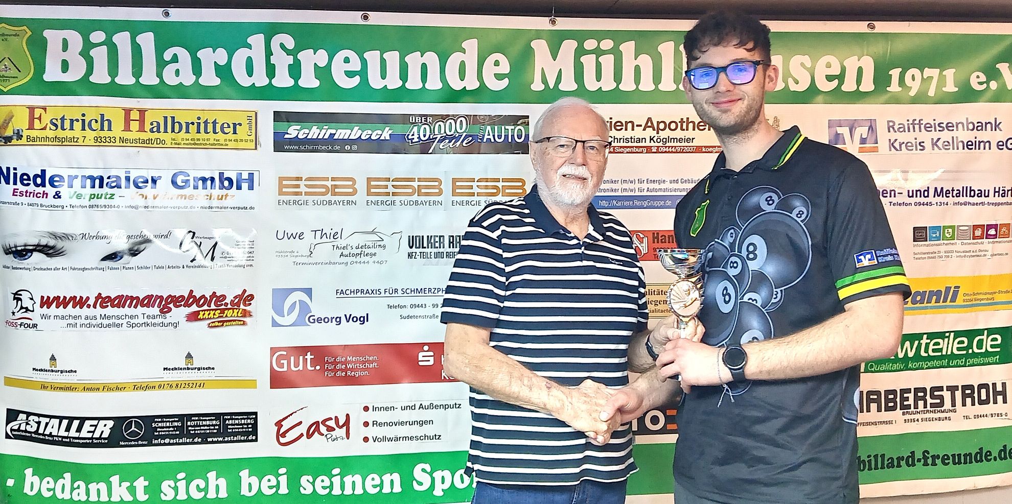 9 Ball VM 3. Platz Andy Heinz klein